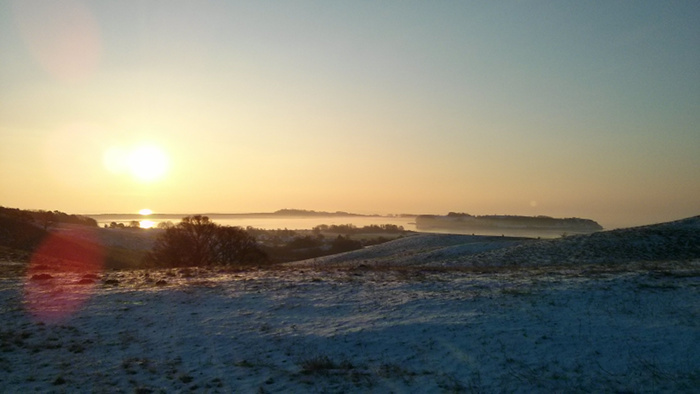 Groß Zicker im Winter