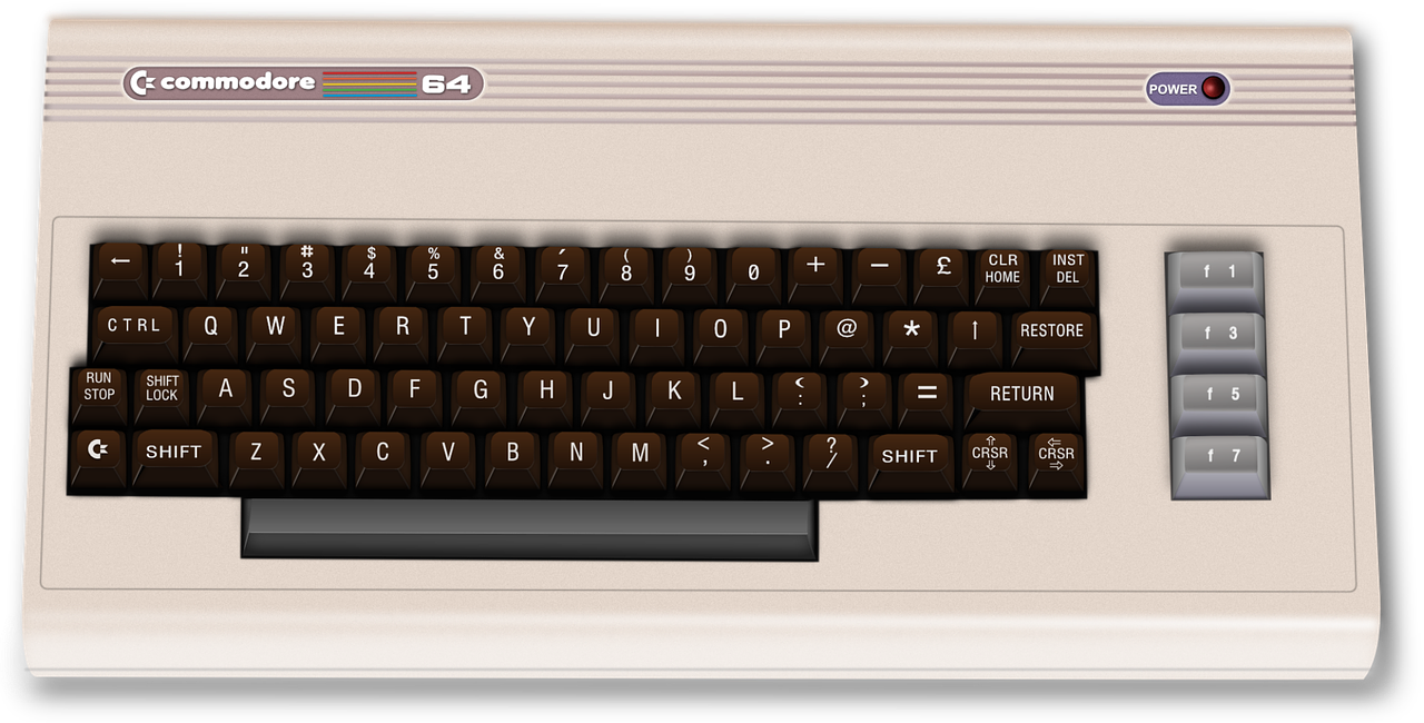 Commodore C64 “Brotkasten” von oben